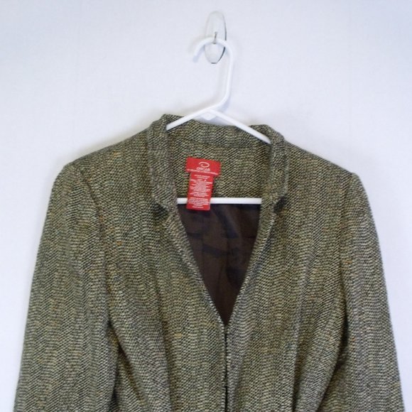 Oscar de la Renta Tweed Belted Blazer - Picture 2 of 6